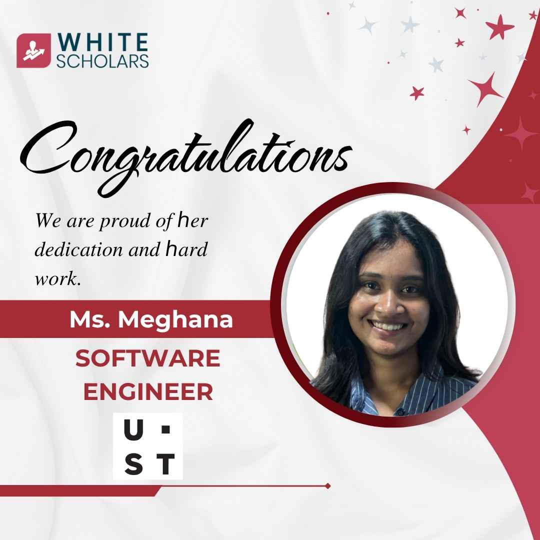Meghana placed as Software Engineeer at UST after completion of Data Analytics course in Hyderabad.