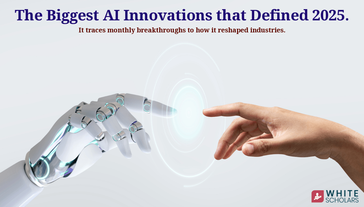 The Biggest AI Innovations that defined 2025 - WhiteScholars