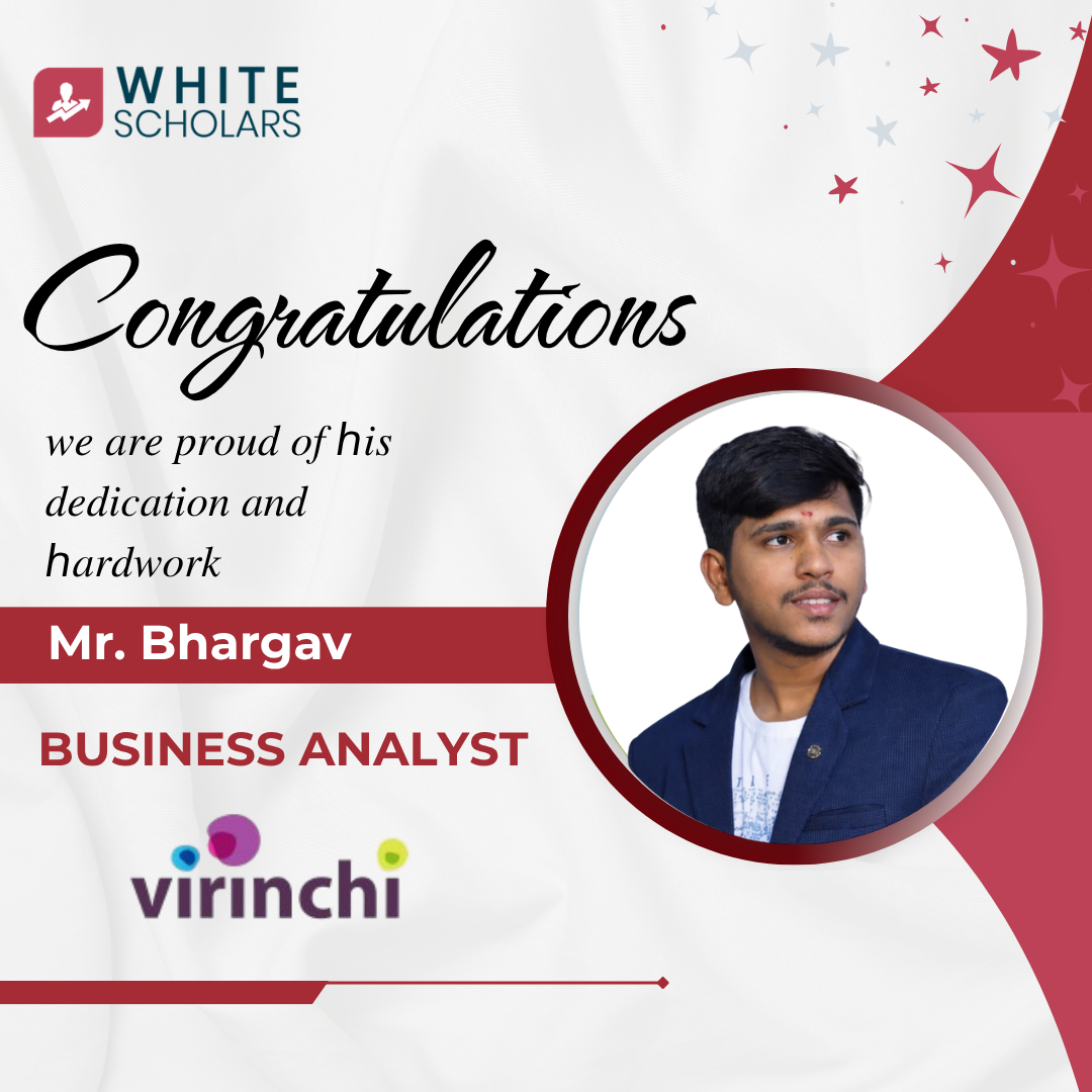 Bhargav Placed as Business Analyst at Virnchi