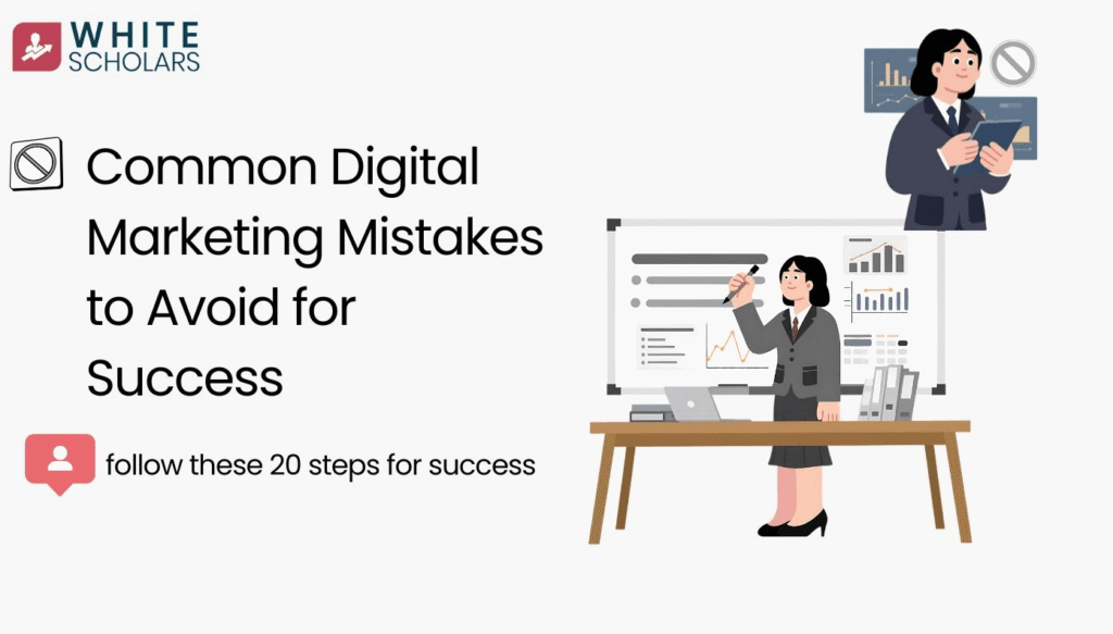 common digital marketing mistakes